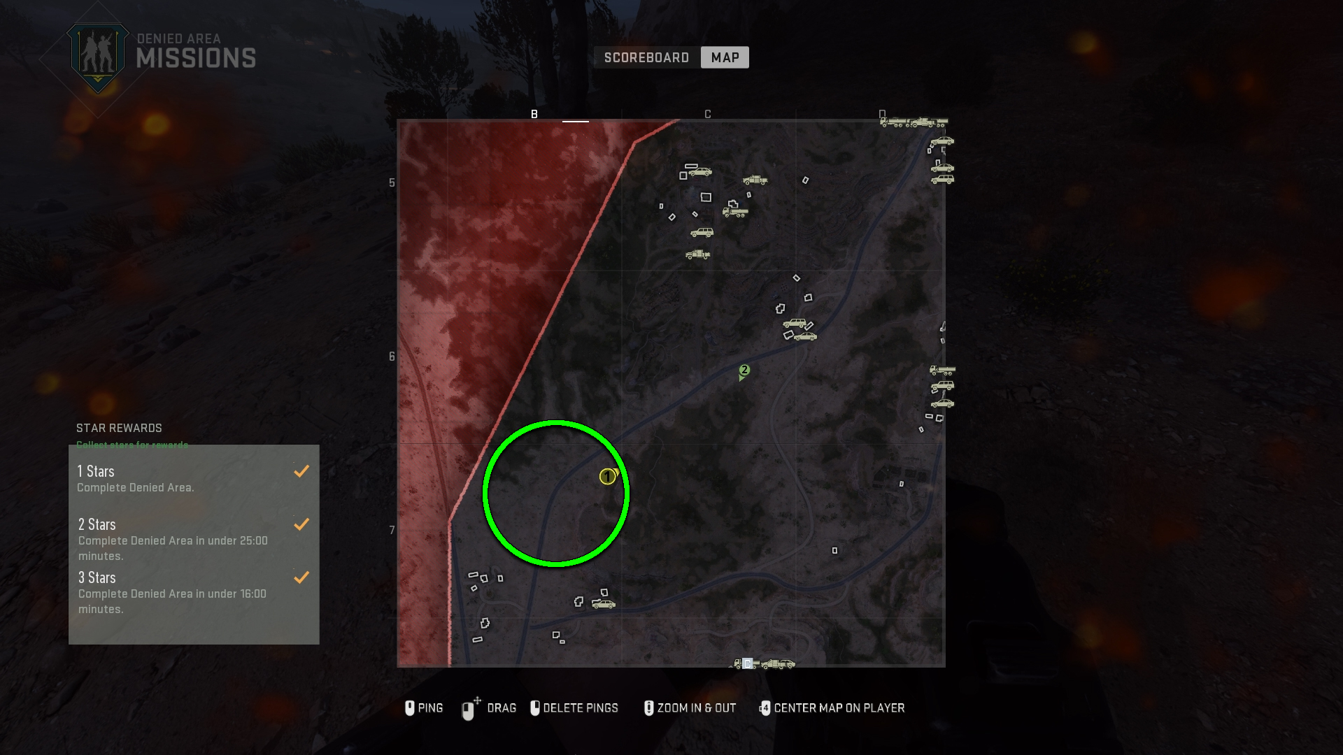 Intel Map Denied Area