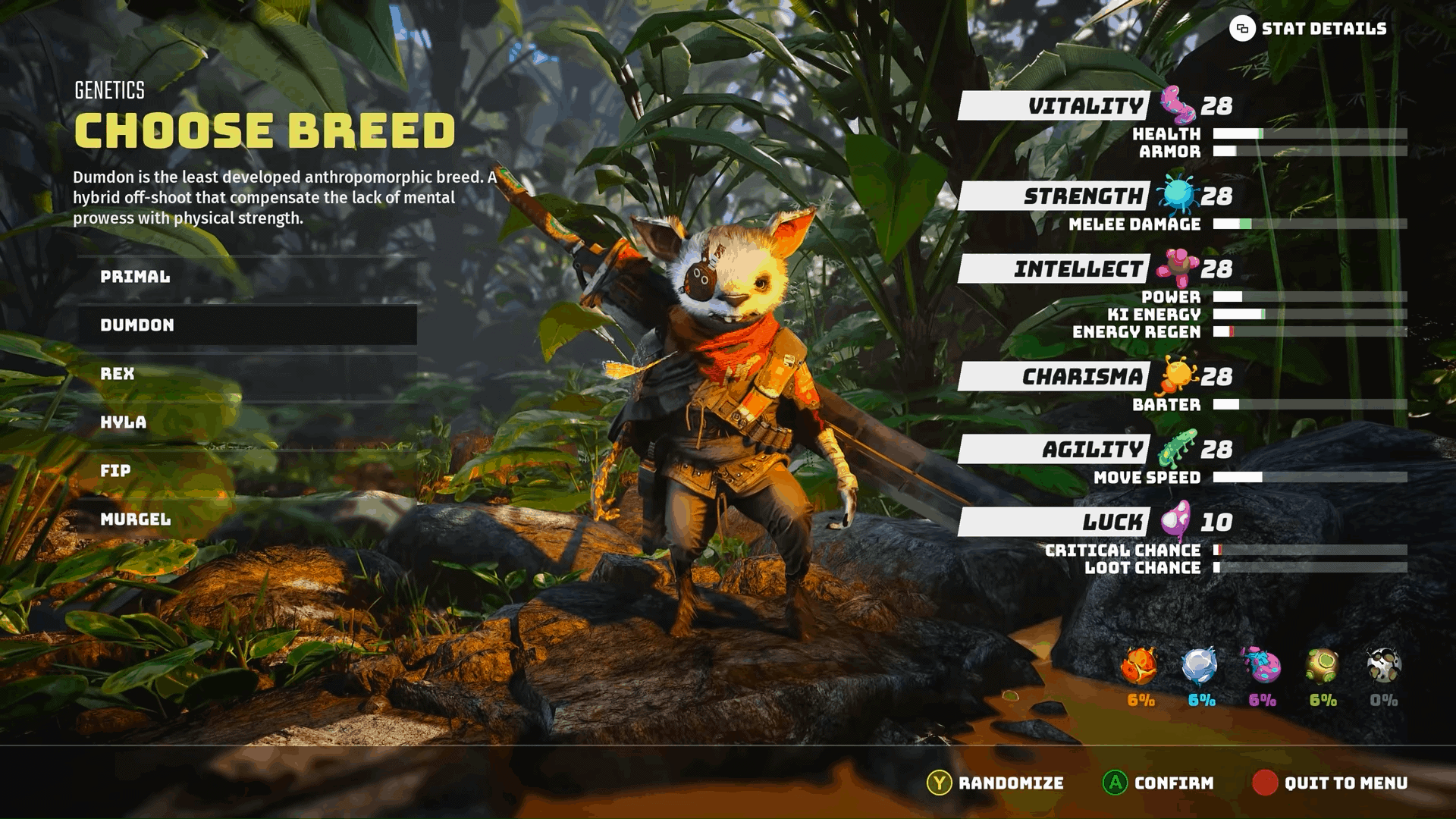 Breeds, Classes & Genetics Of Biomutant: How To Choose The Best Biomutant Class For Your Playstyle