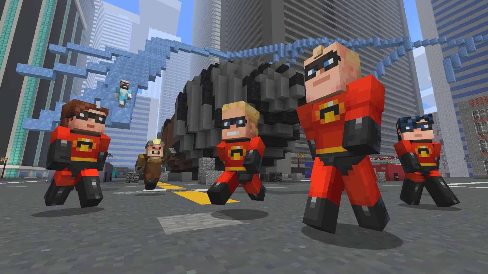 Become part of the Incredibles in the latest Minecraft DLC