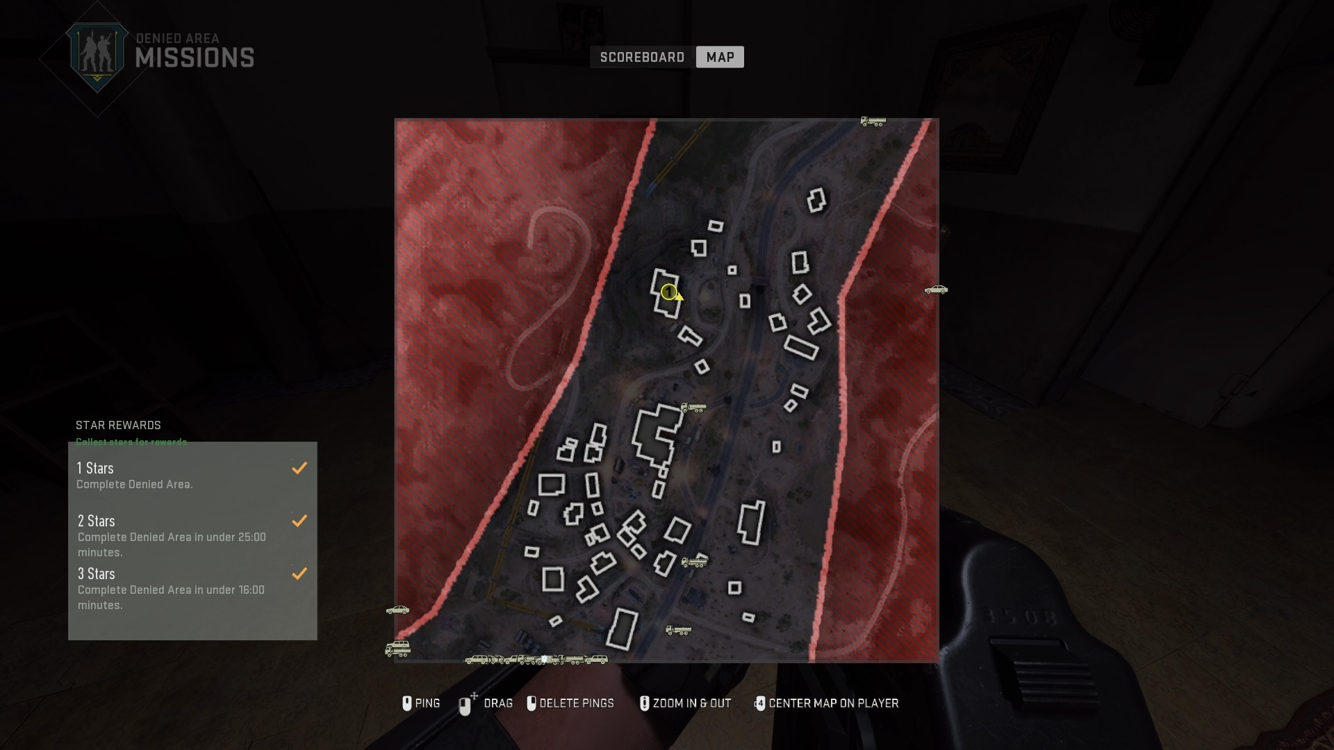 Intel Map Denied Area