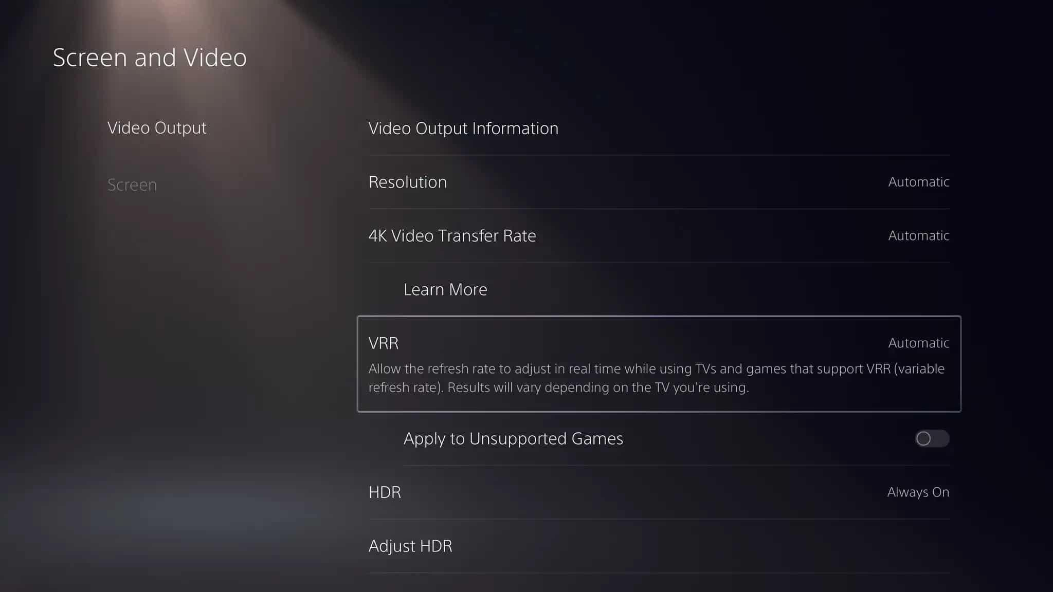 How To Enable Vrr On The Ps5