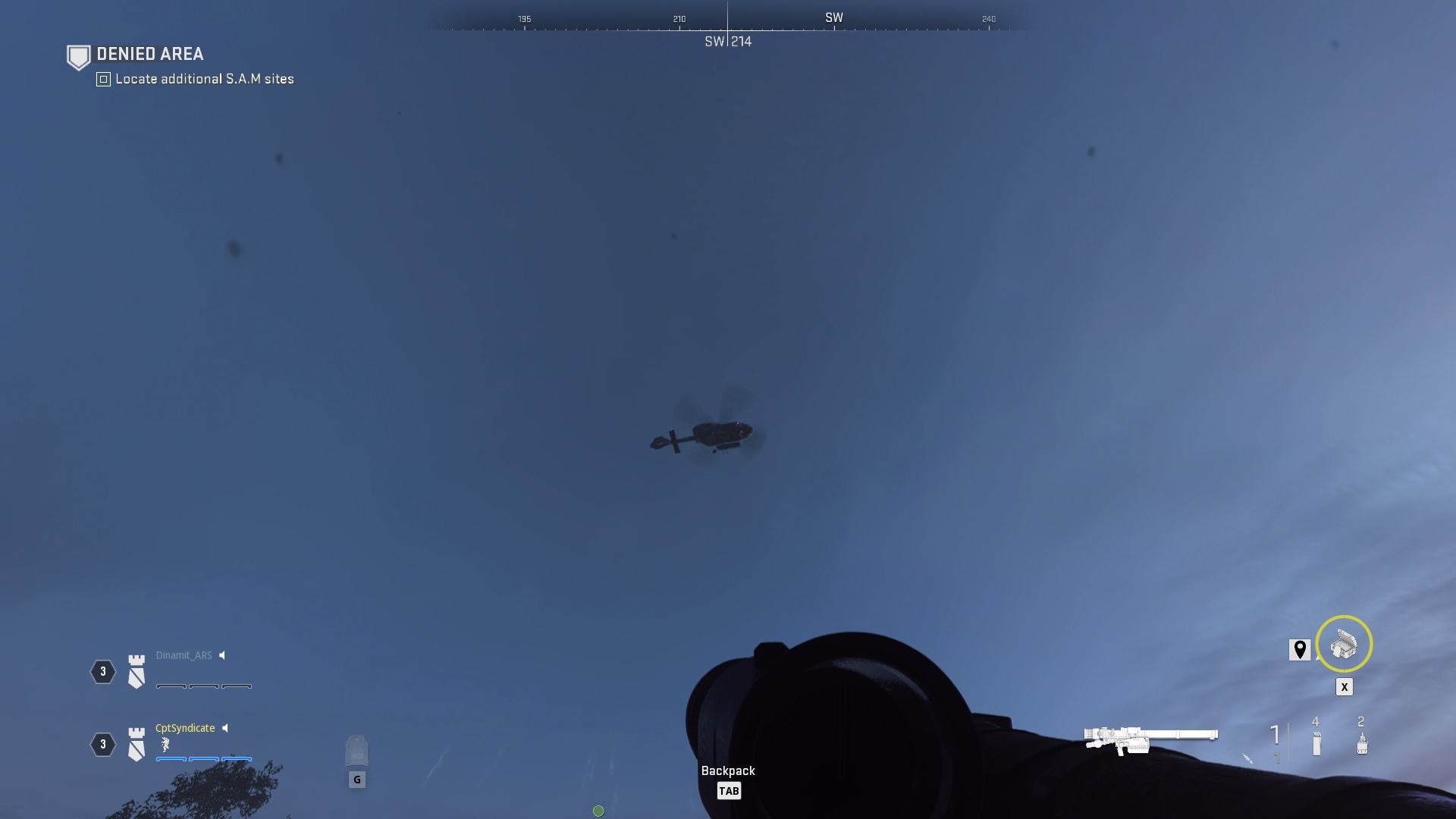 Enemy Helo Denied Area