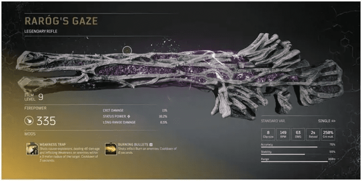 Outriders - Legendary Sniper Rifles Guide