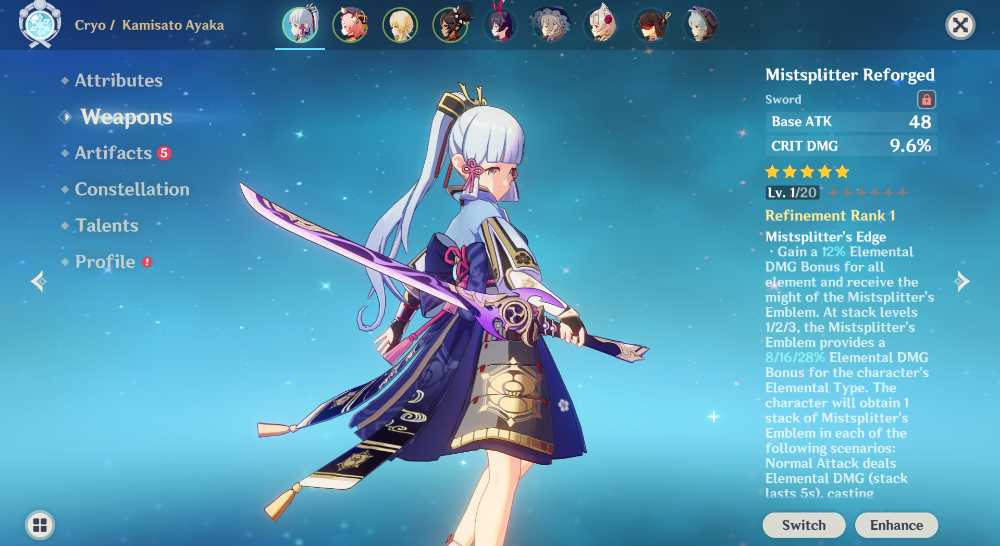 Top Builds For Ayaka In Genshin Impact