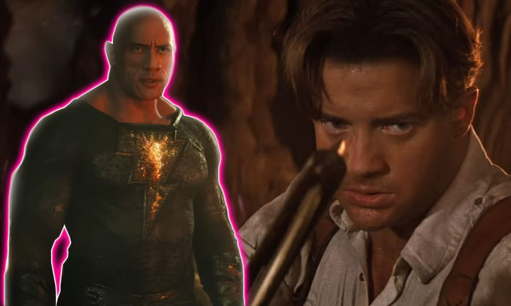 Black Adam star Dwayne Johnson praises Brendan Fraser