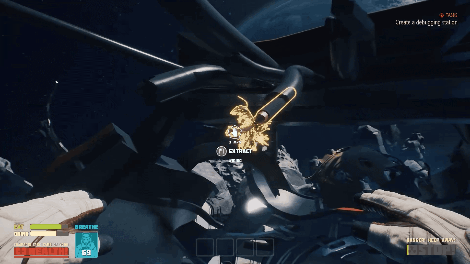 How To Craft A Debugging Station In Breathedge