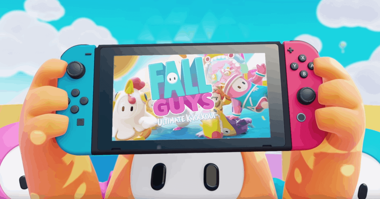 Fall Guys Dropping to Switch