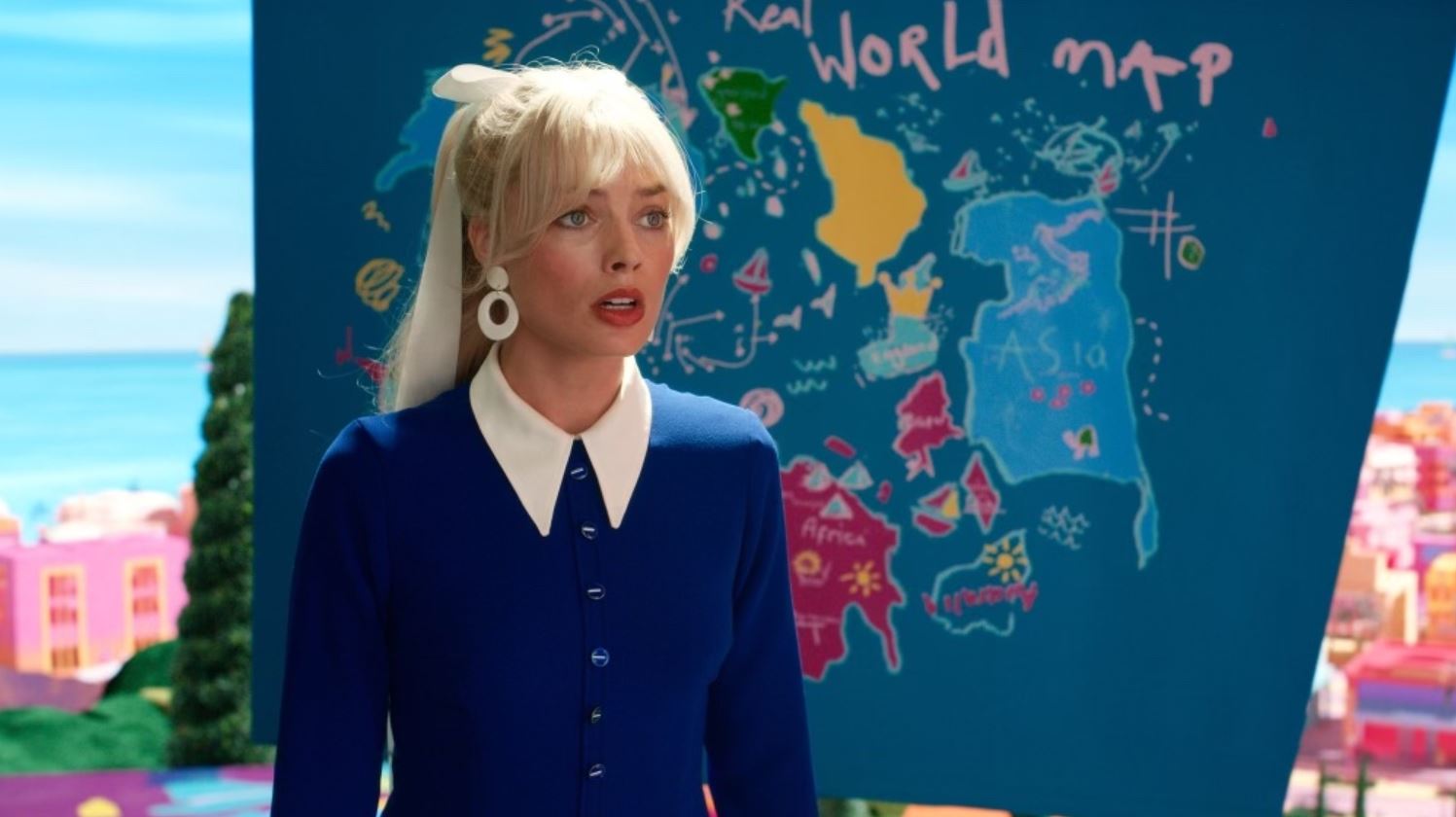 Warner Bros explains that the controversial map in Barbie is a "child-like crayon drawing"
