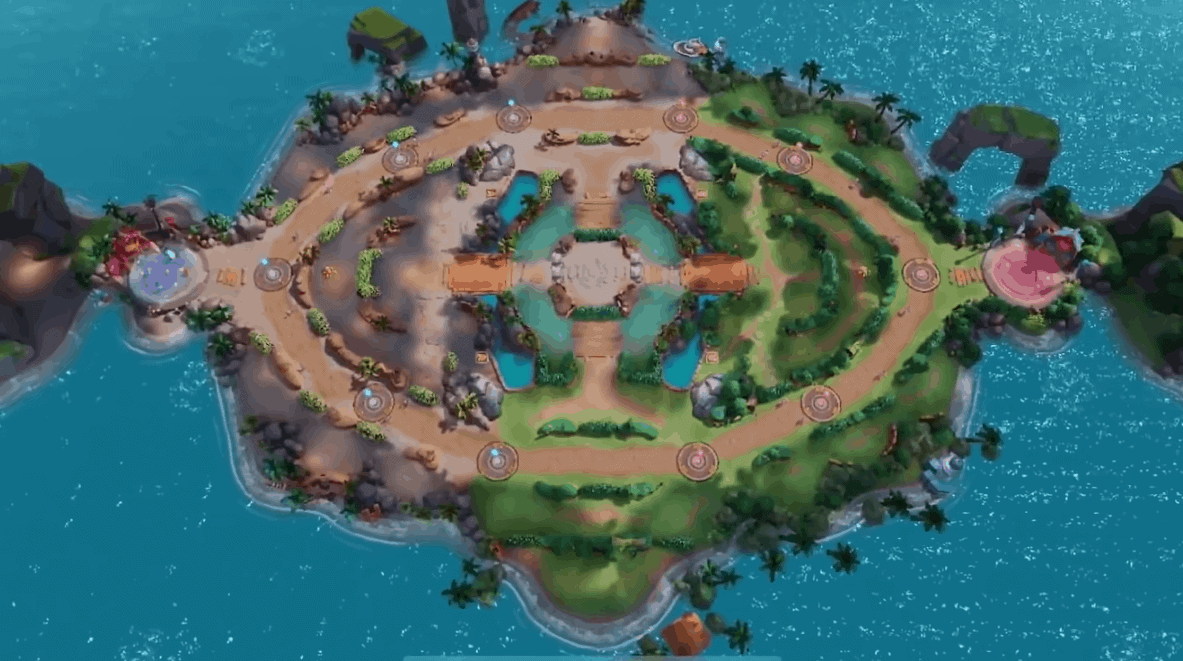 The Map And Characters In Pokemon Unite