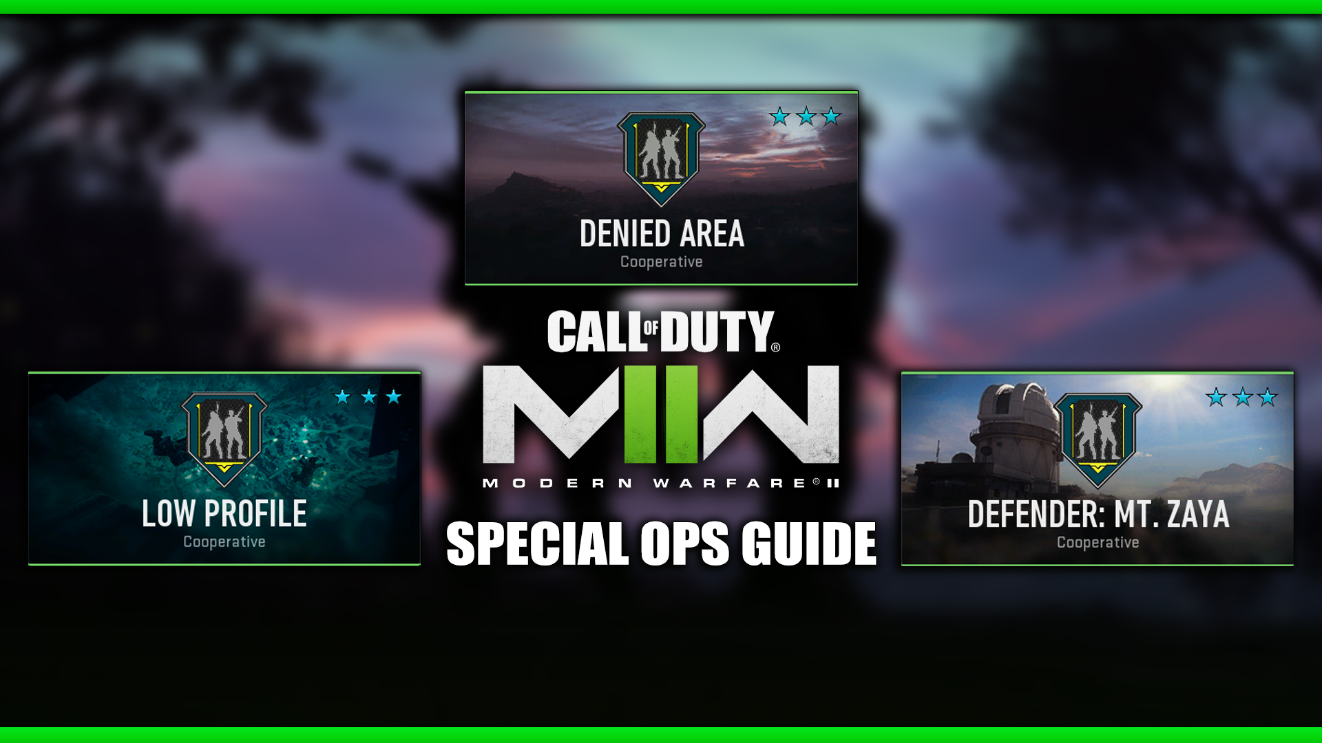 Call of Duty: Modern Warfare 2 Special Ops guide