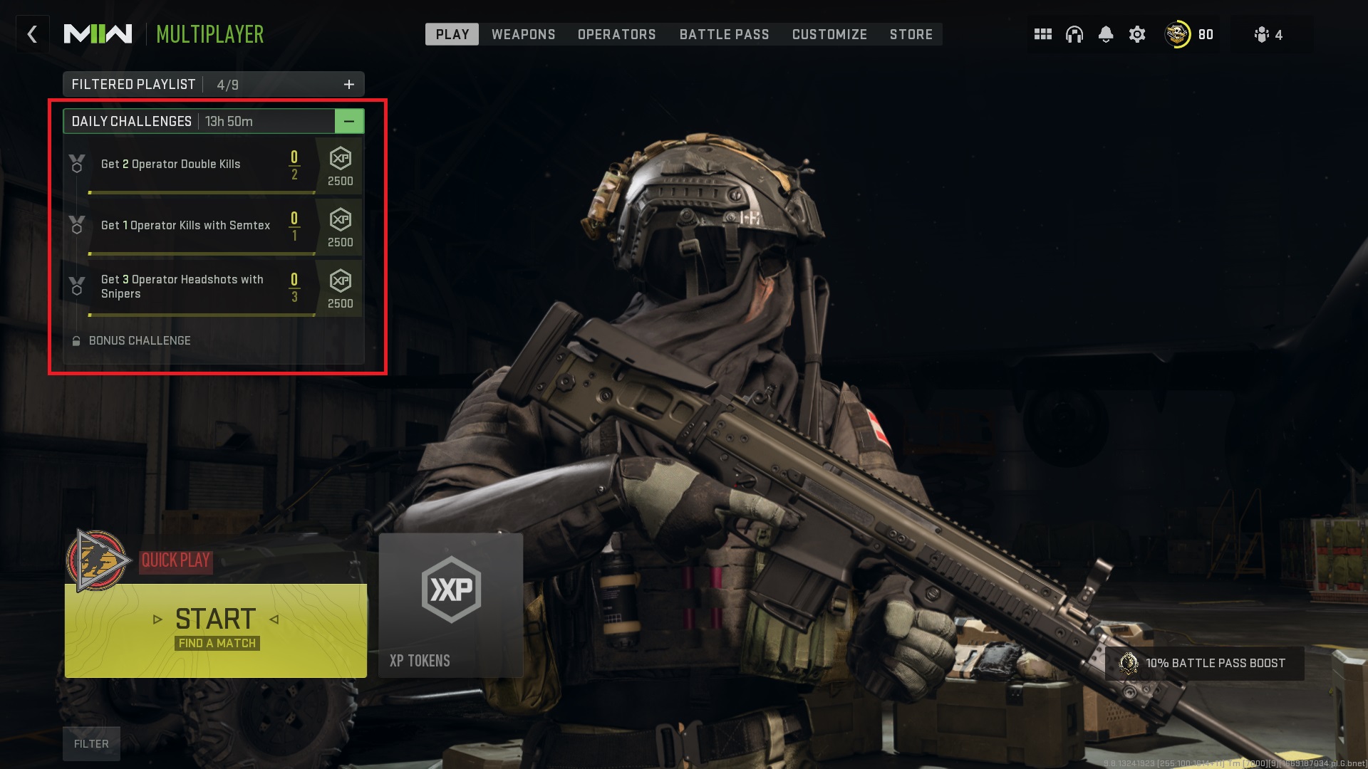 Daily Challenges Mp Prestige Guide