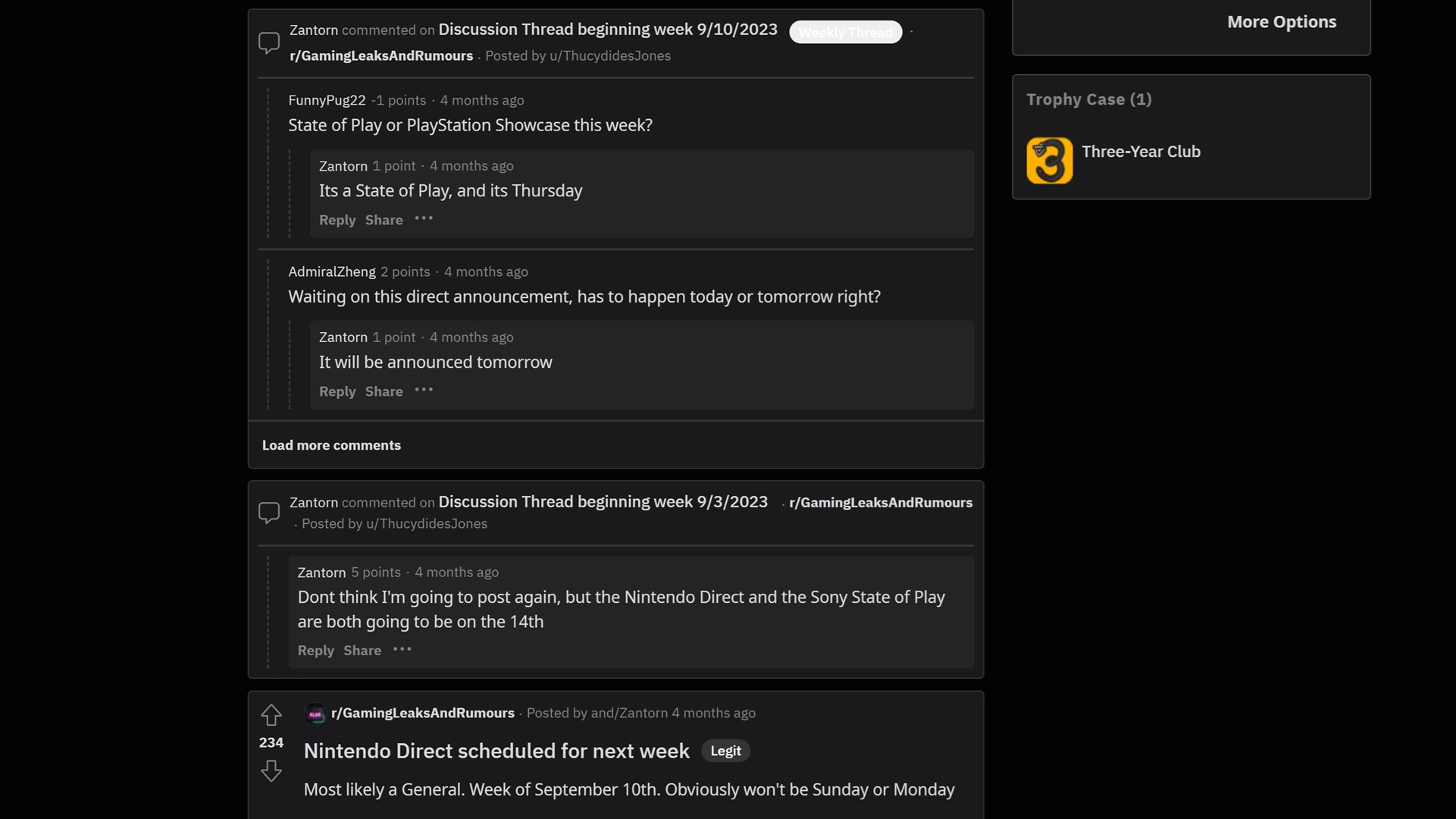 This leaker appears to have insider knowledge about upcoming showcases.