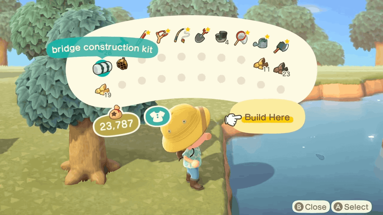 How To Craft Log Stakes And Build Your First Bridge In Animal Crossing New Horizons