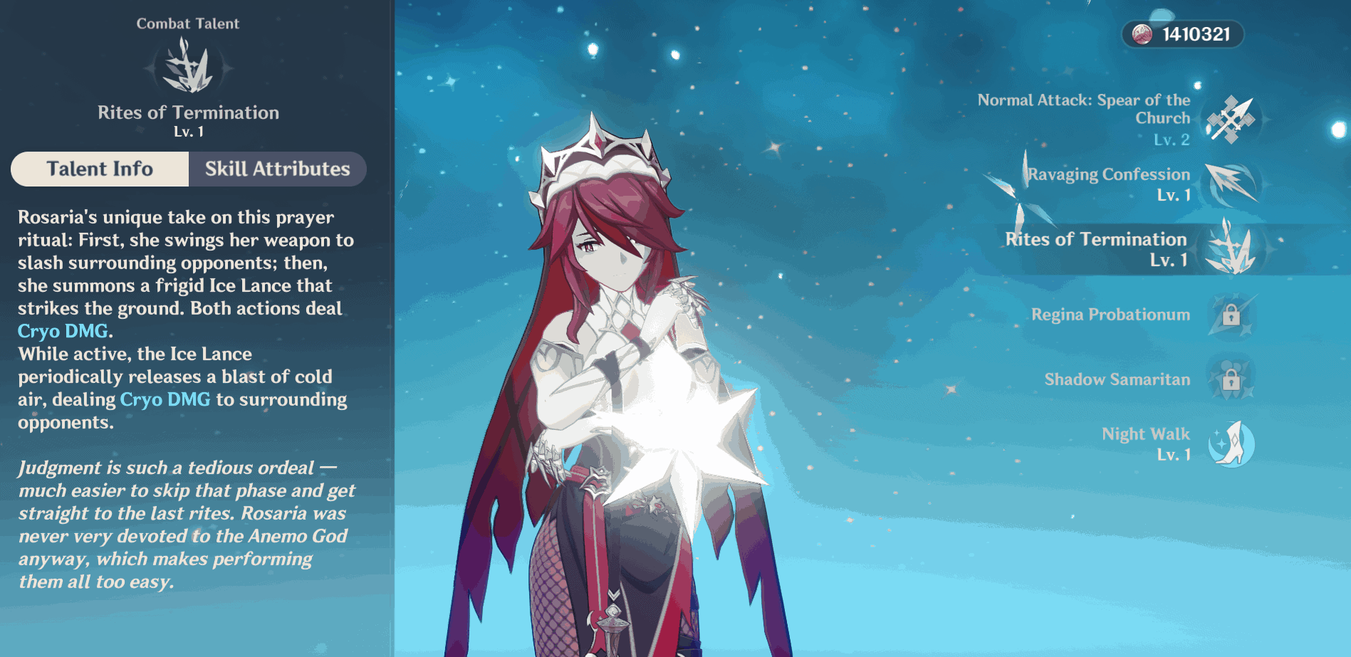 The Best Builds For Rosaria In Genshin Impact