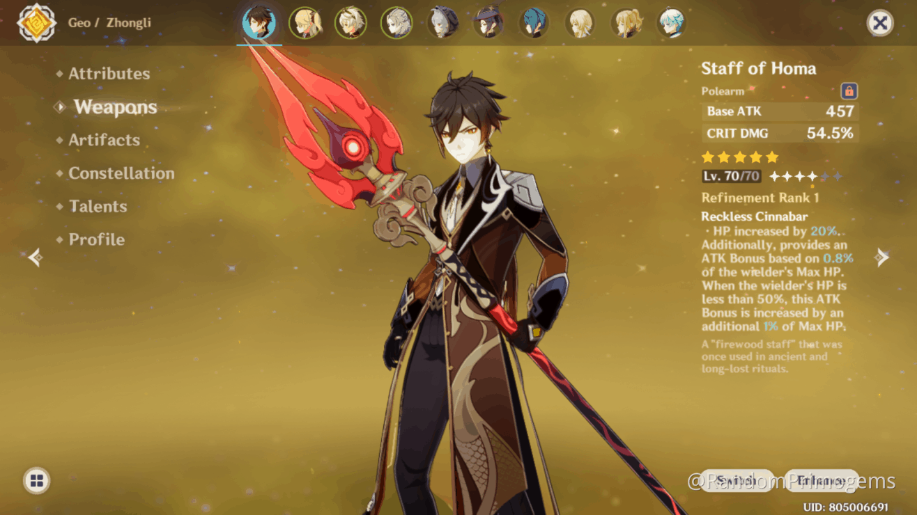 Best Build For Thoma In Genshin Impact