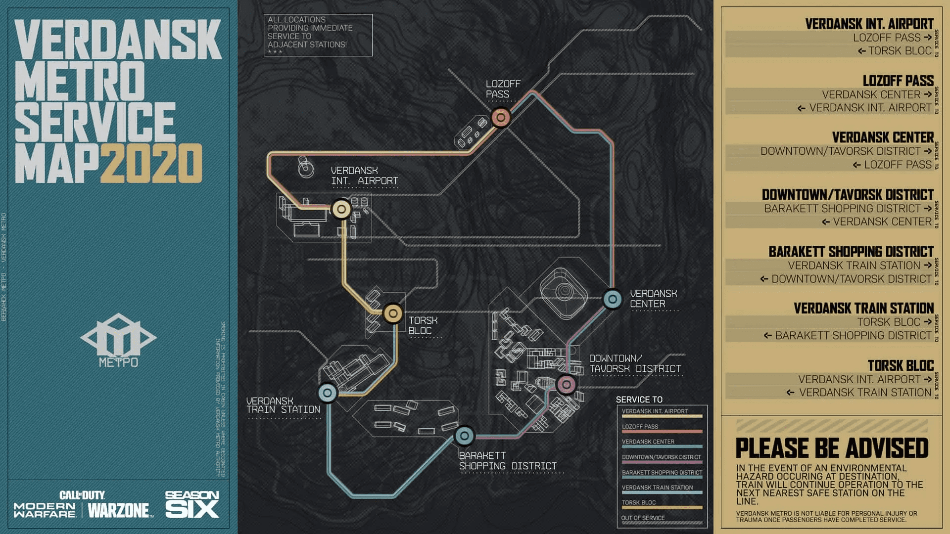 Call Of Duty Warzone: All Subway Station Locations
