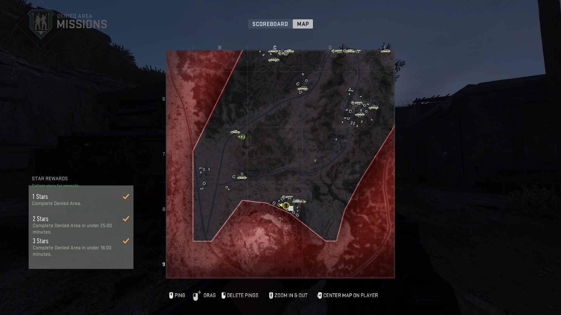Intel Map Denied Area