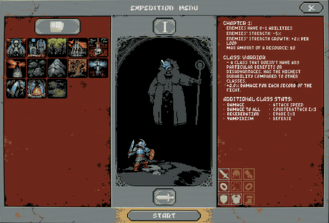 Loop Hero: Warrior Guide's To Stats And Traits