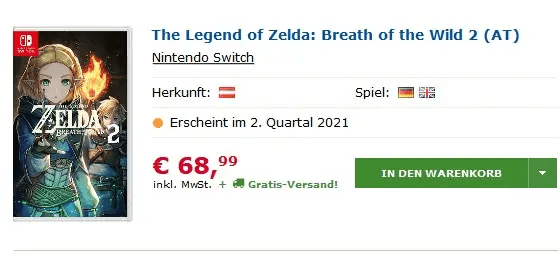 The Legend Of Zelda Breath Of The Wild 2 Accidental Leaks
