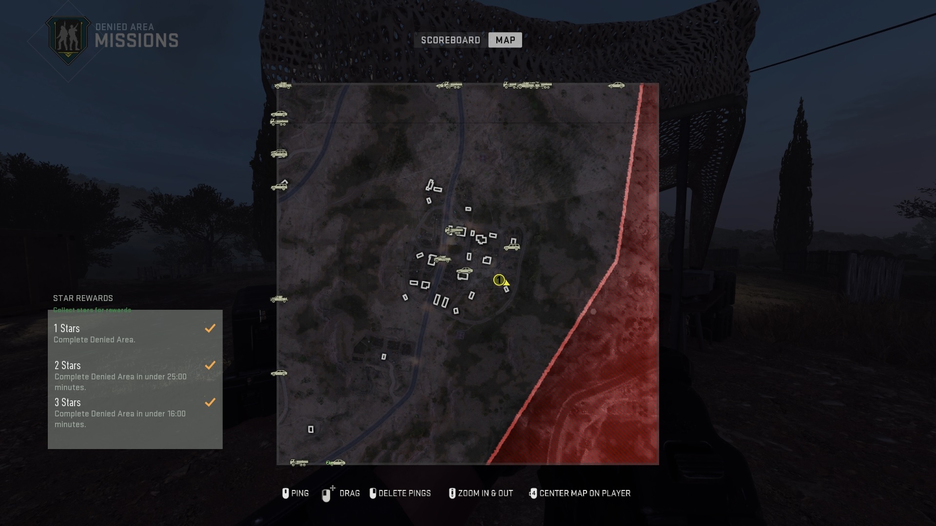 Intel Map Denied Area