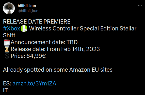 New Xbox Controller Leaked