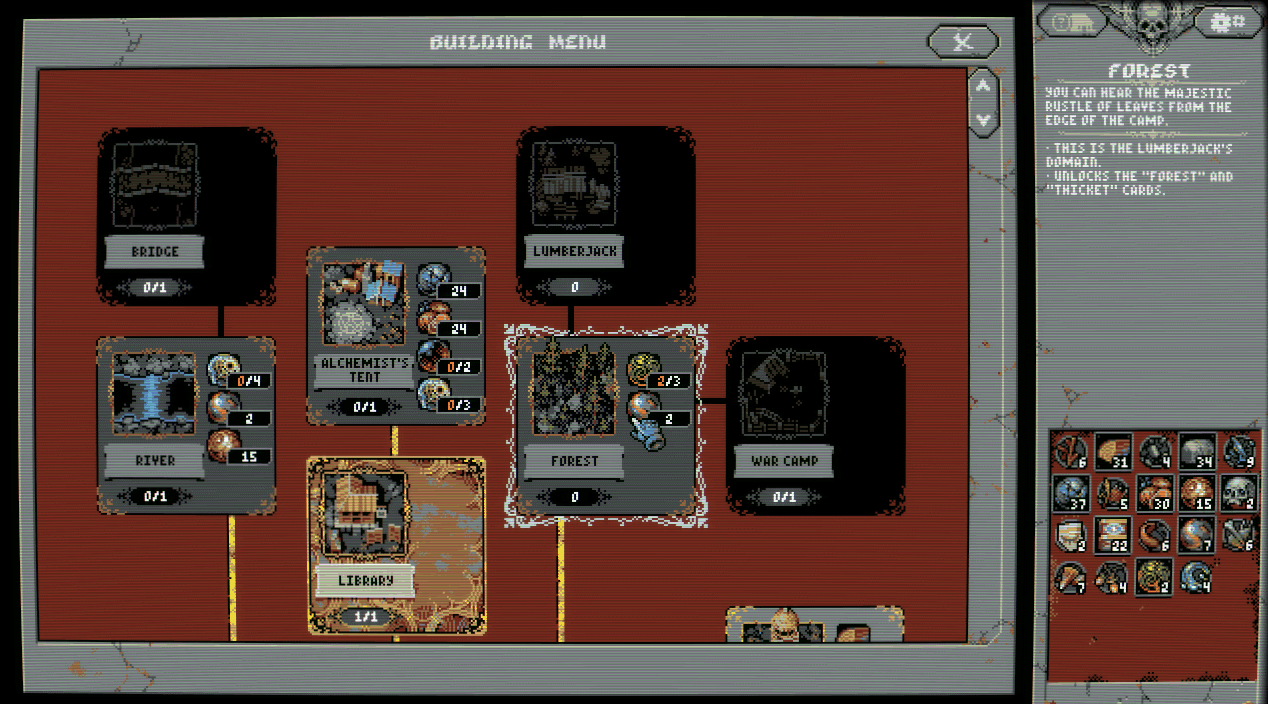 Camp Buildings Guide In Loop Hero