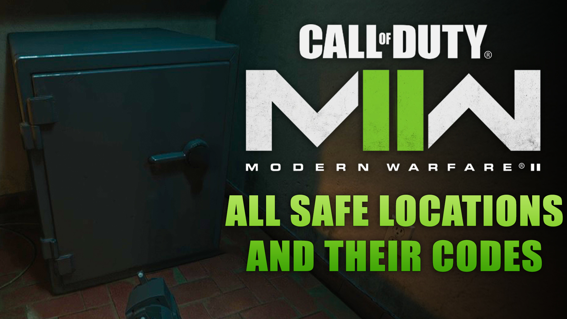 All Safe Locations &amp; Codes in Call of Duty: Modern Warfare 2 (Secret Achievement)
