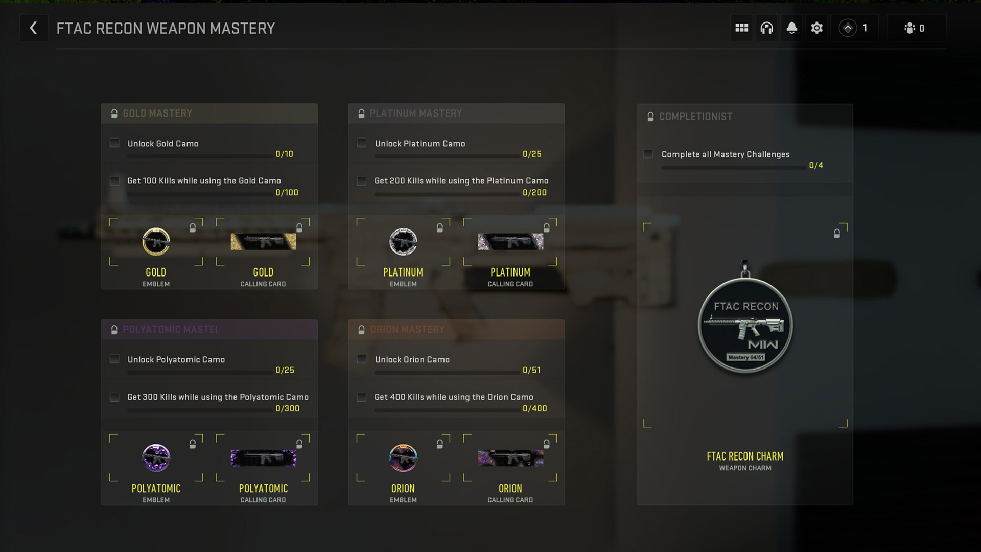Weapon Mastery Mw
