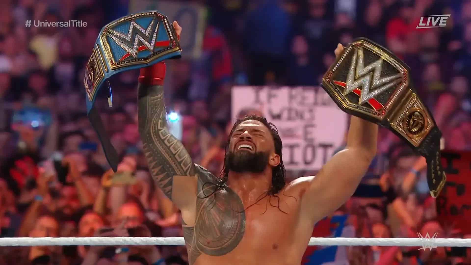 Roman Reigns' COVID-19 diagnosis led to WWE Championship Unification