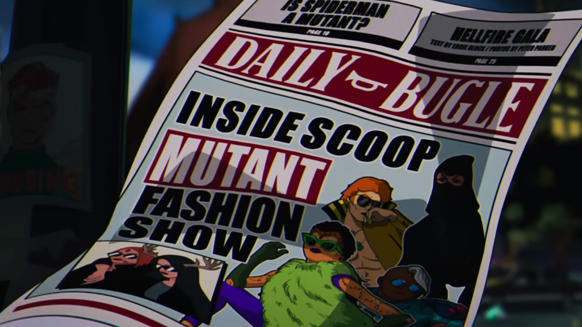 Will the 1990s Spider-Man also appear in X-Men '97? The Daily Bugle also teases the Hellfire Gala events from the recent comic books.