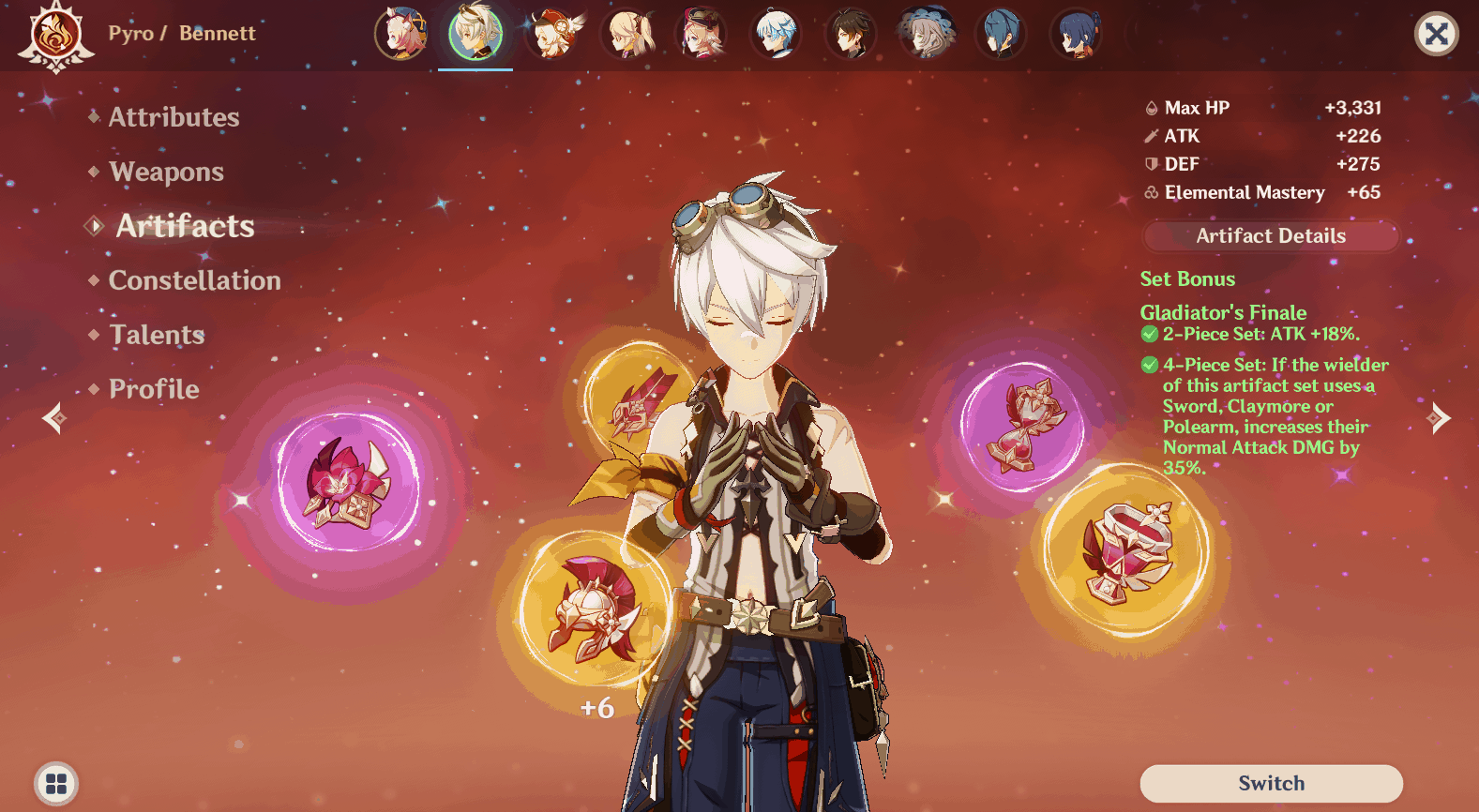 Best Bennett Genshin Impact Builds