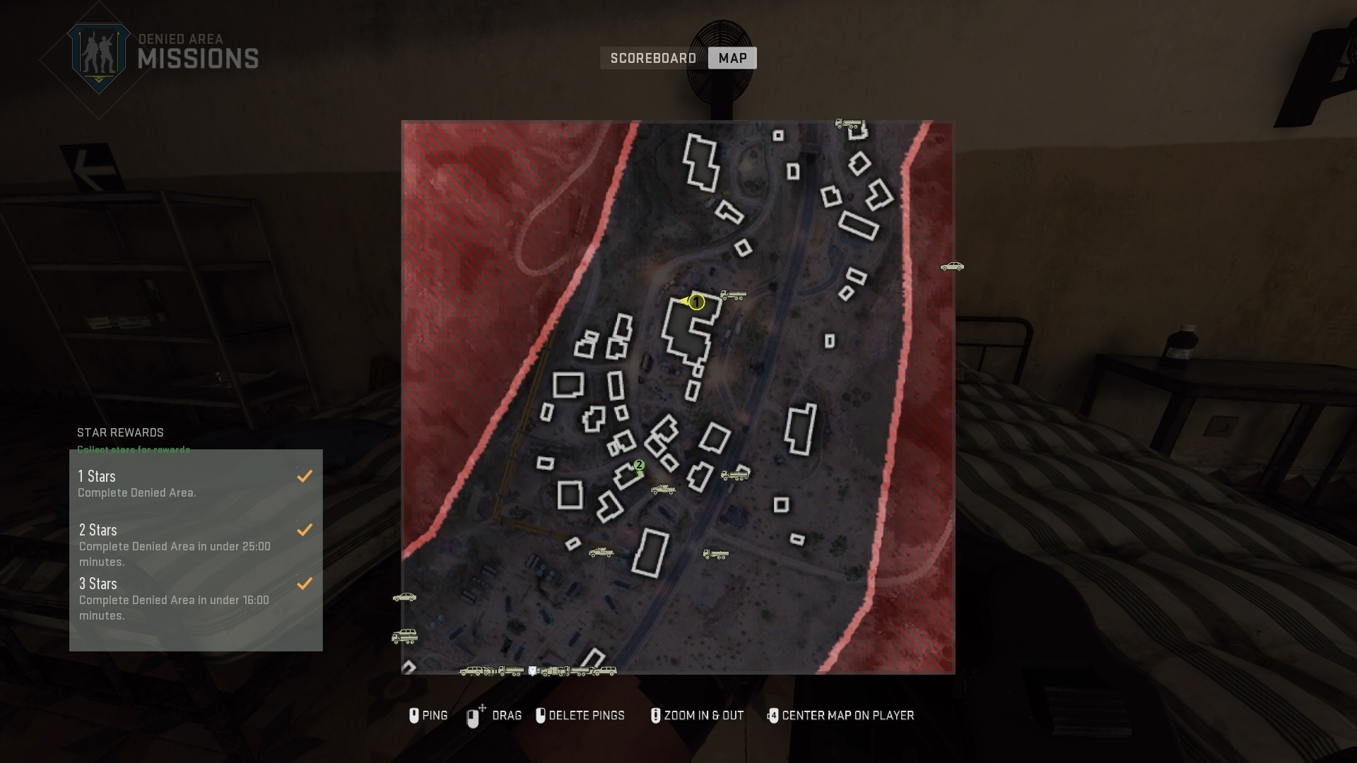 Intel Map Denied Area