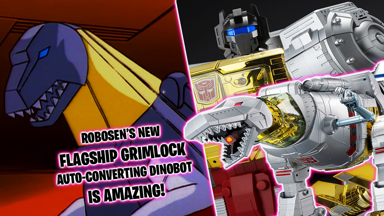 Grimlock comes to life via Transformers x Robosen Flagship series exclusive