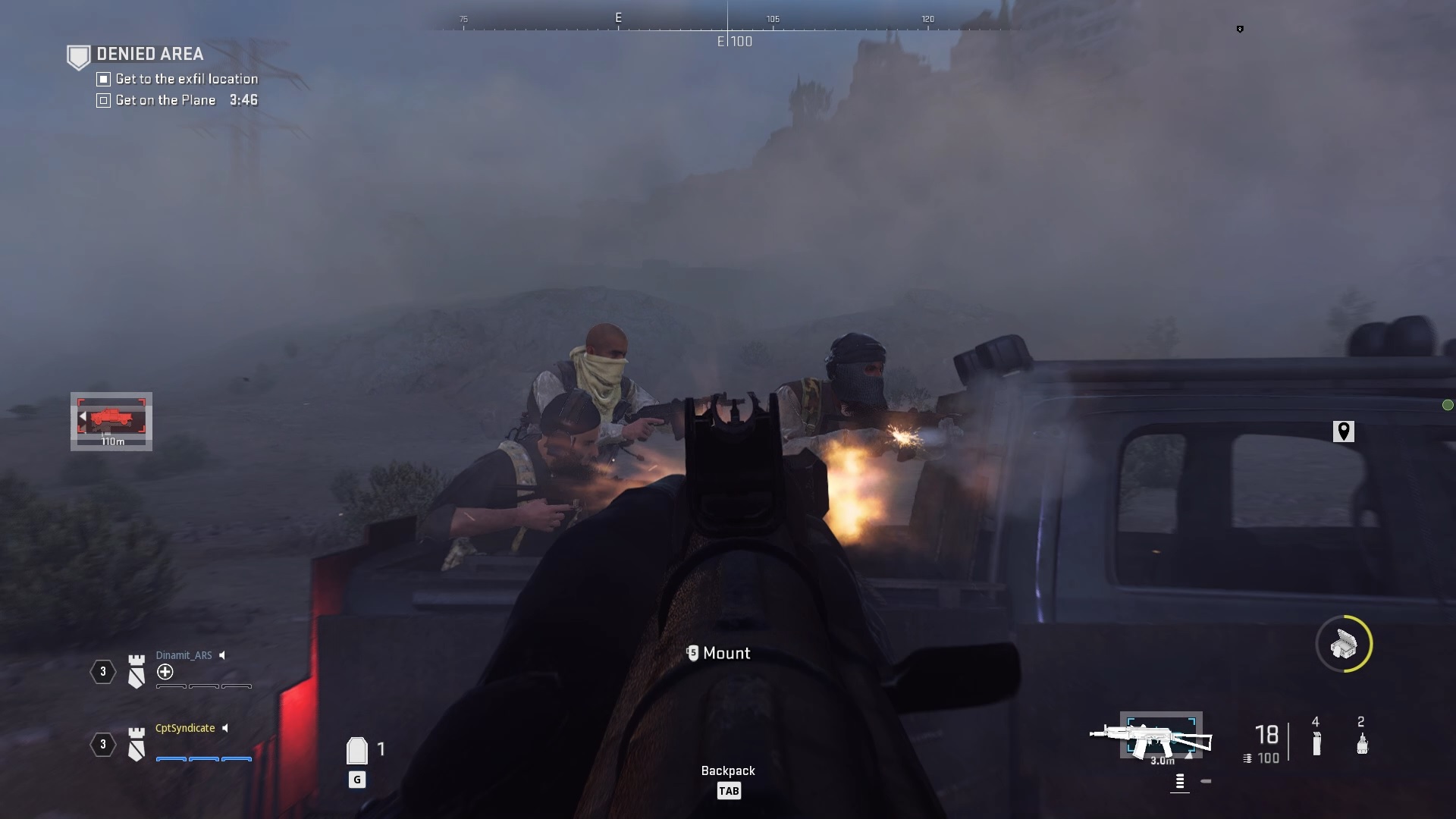 Enemy Vehicles And Soldiers Denied Area