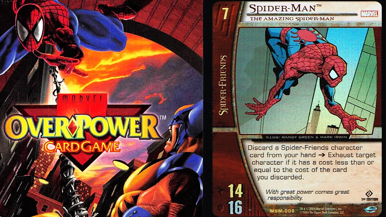 The Marvel IP had previously been licensed to other trading card games, including Fleer's Overpower (1995) and Upper Deck's Vs. System (2004).
