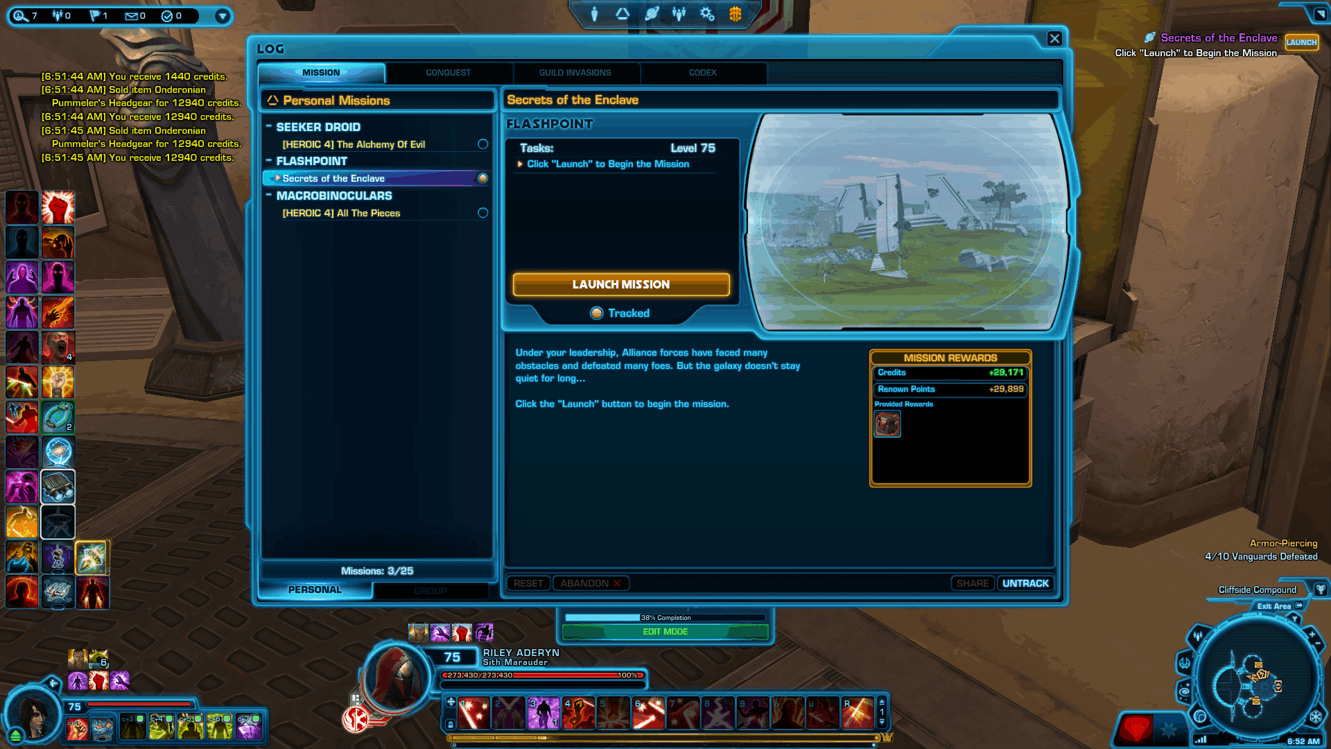 Star Wars: The Old Republic - Secrets Of The Enclave Flashpoint Guide