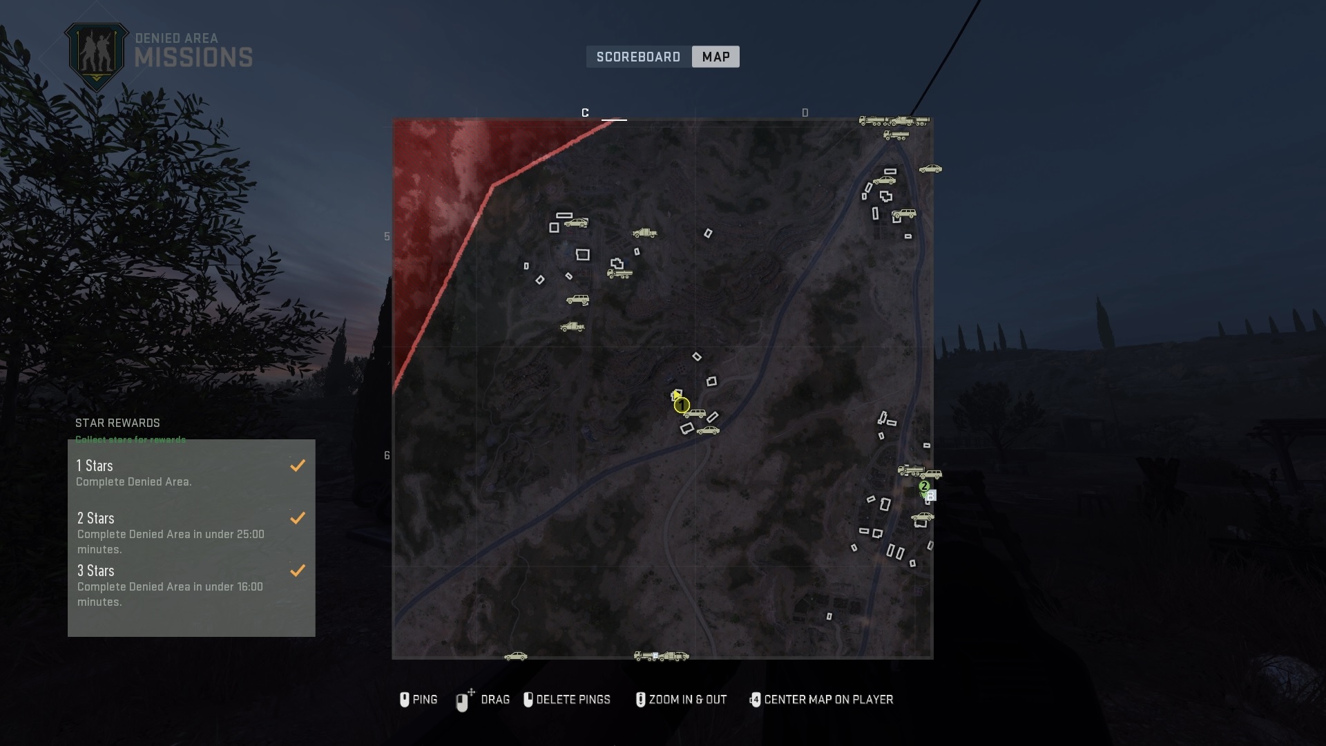 Intel Map Denied Area