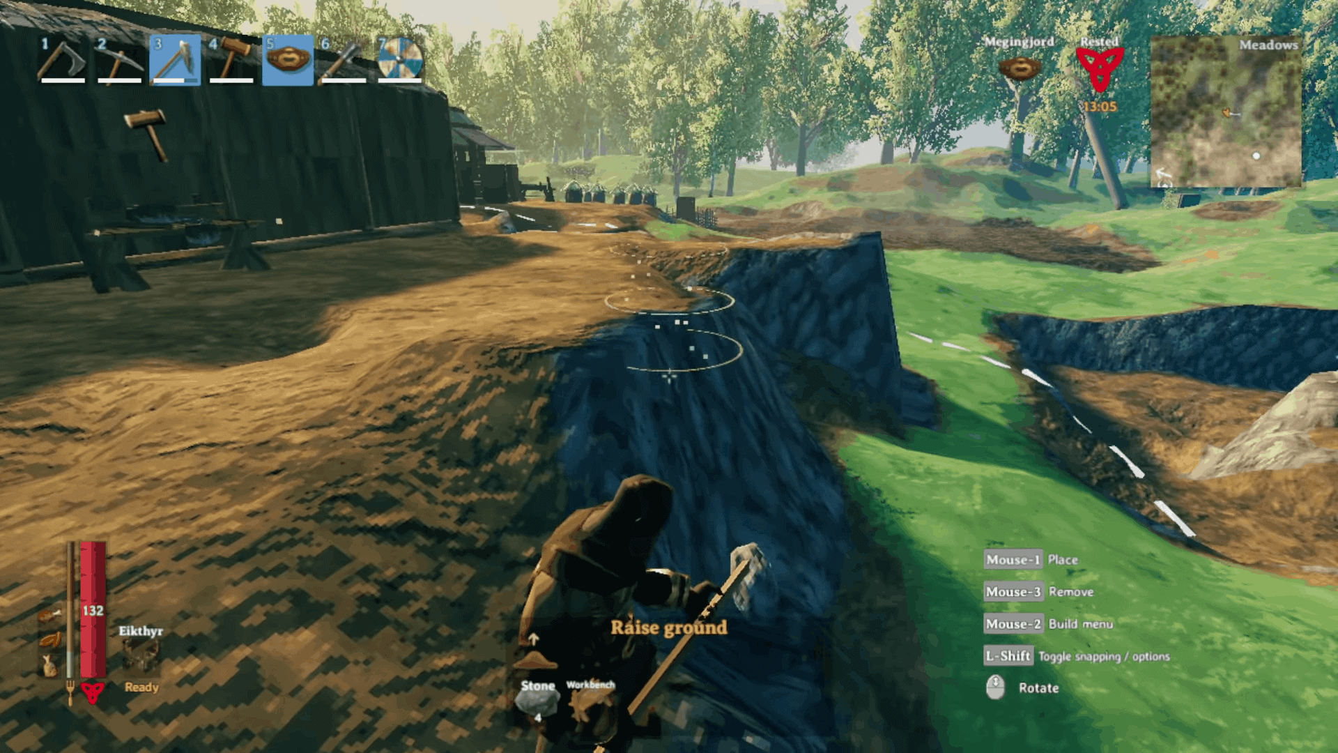 Valheim: How To Level Or Raise Ground