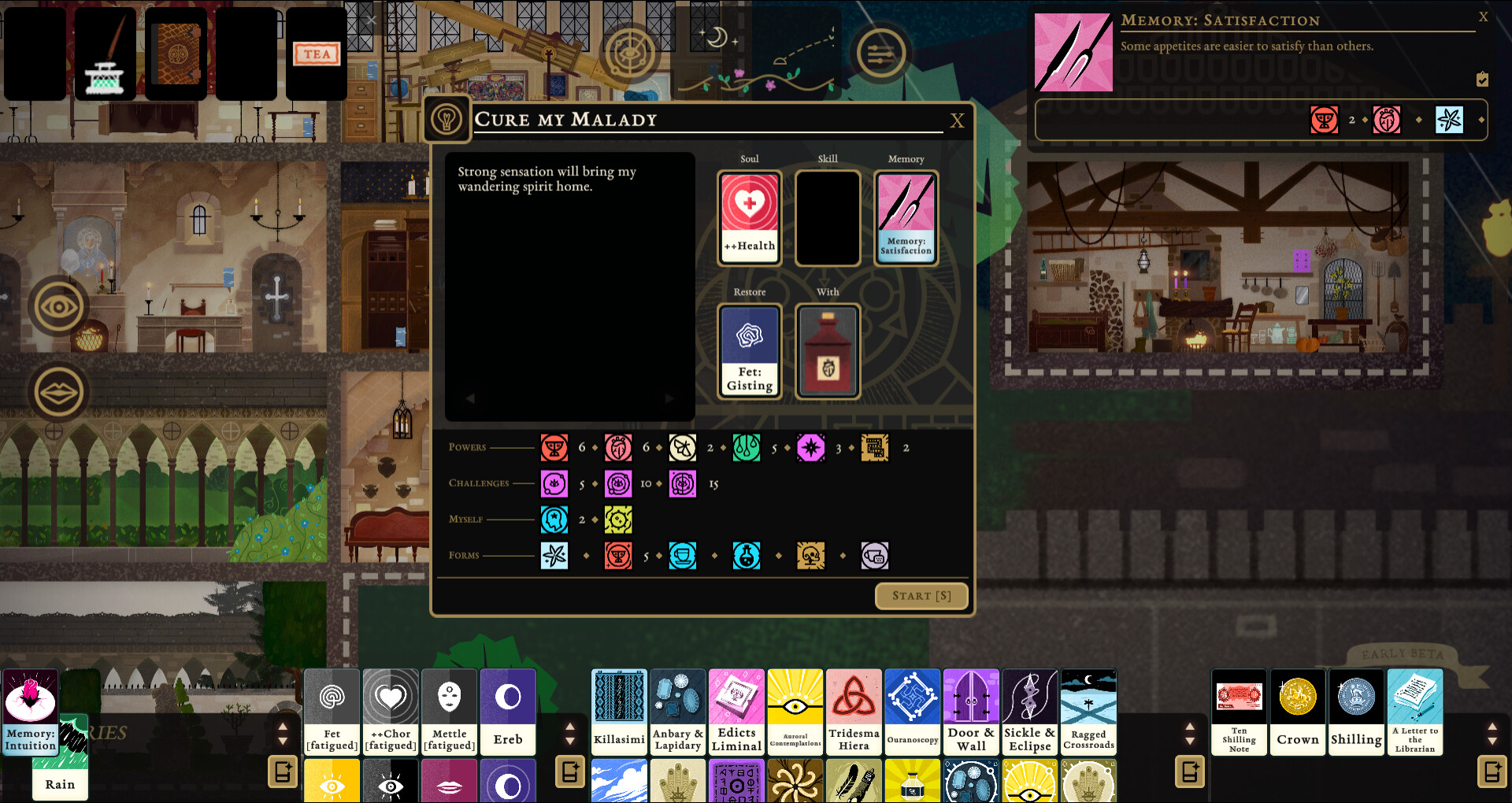 If you liked Cultist Simulator, then you're going to love BOOK OF HOURS.