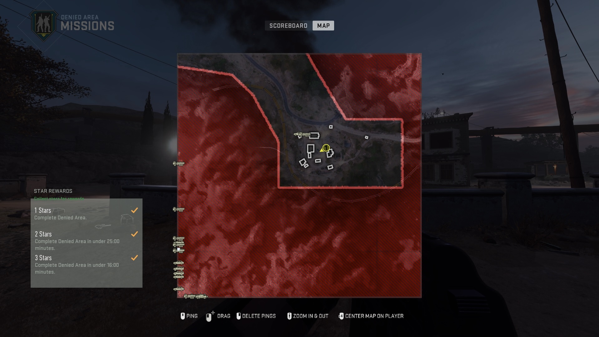 Intel Map Denied Area