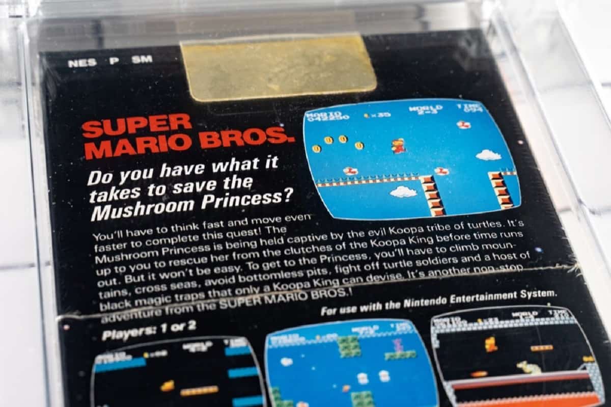An anonymous buyer just bought an unopened copy of Super Mario Bros. for $2 million