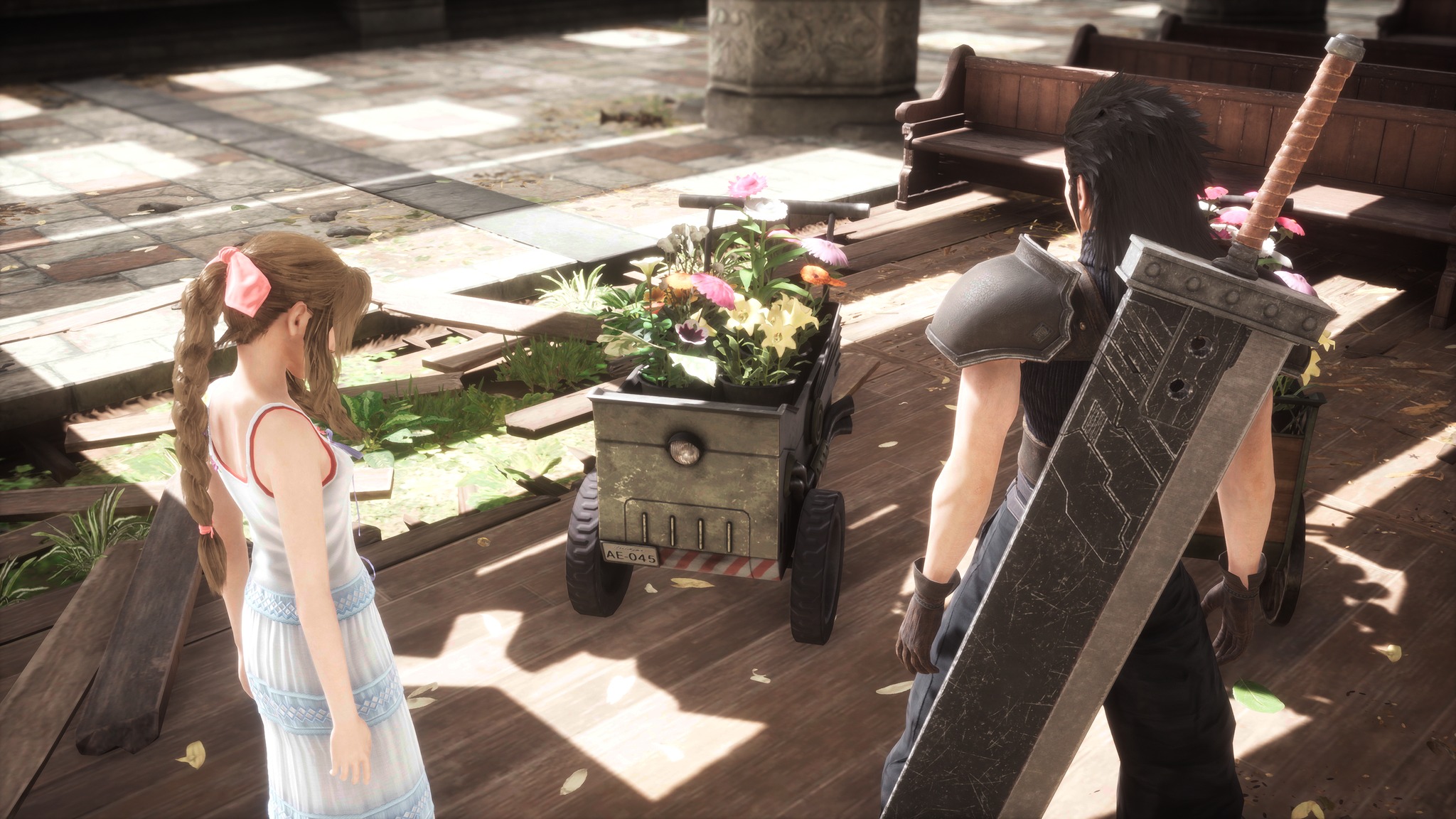Zack and Aerith will both figure into larger roles in FF7 Rebirth.