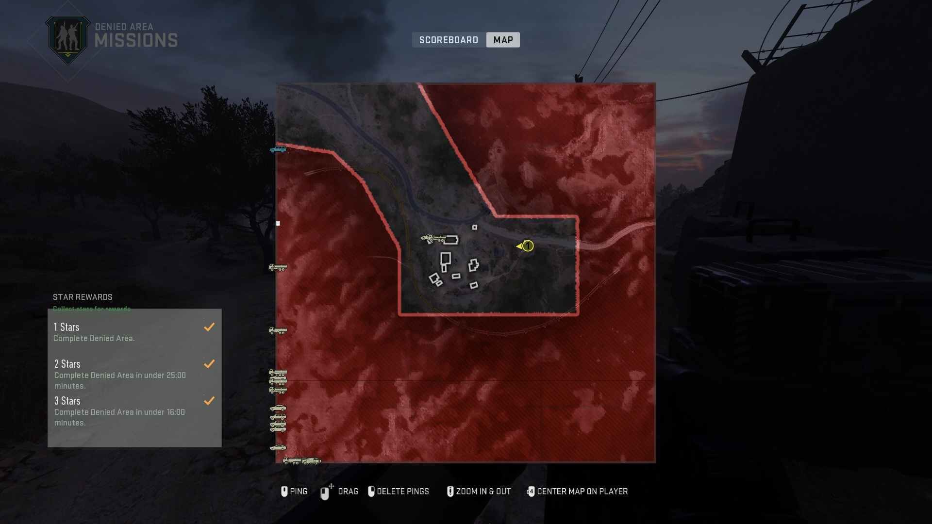 Geiger Counter Location Map