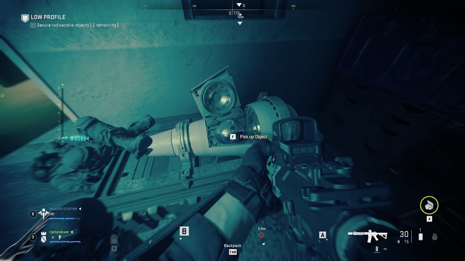 Radioactive Object Low Profile