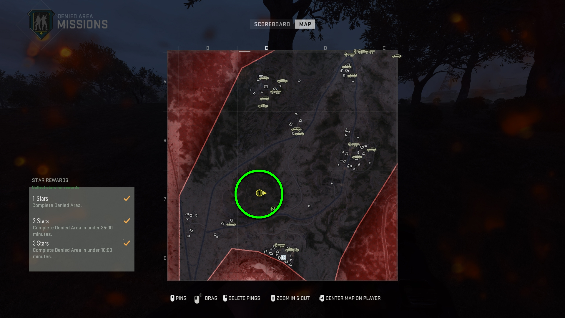 Intel Map Denied Area