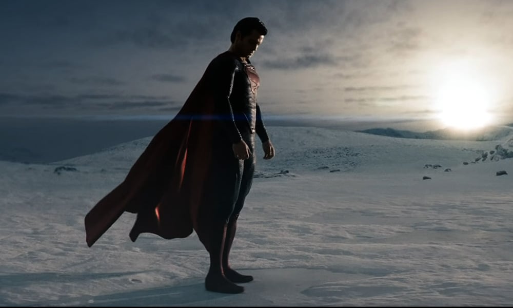 Dceu Man Of Steel Bts Henry Cavill Superman Suit Hair