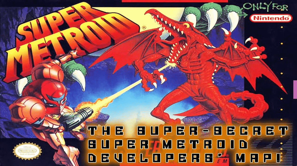 The Super-Secret Super Metroid Developers’ Map