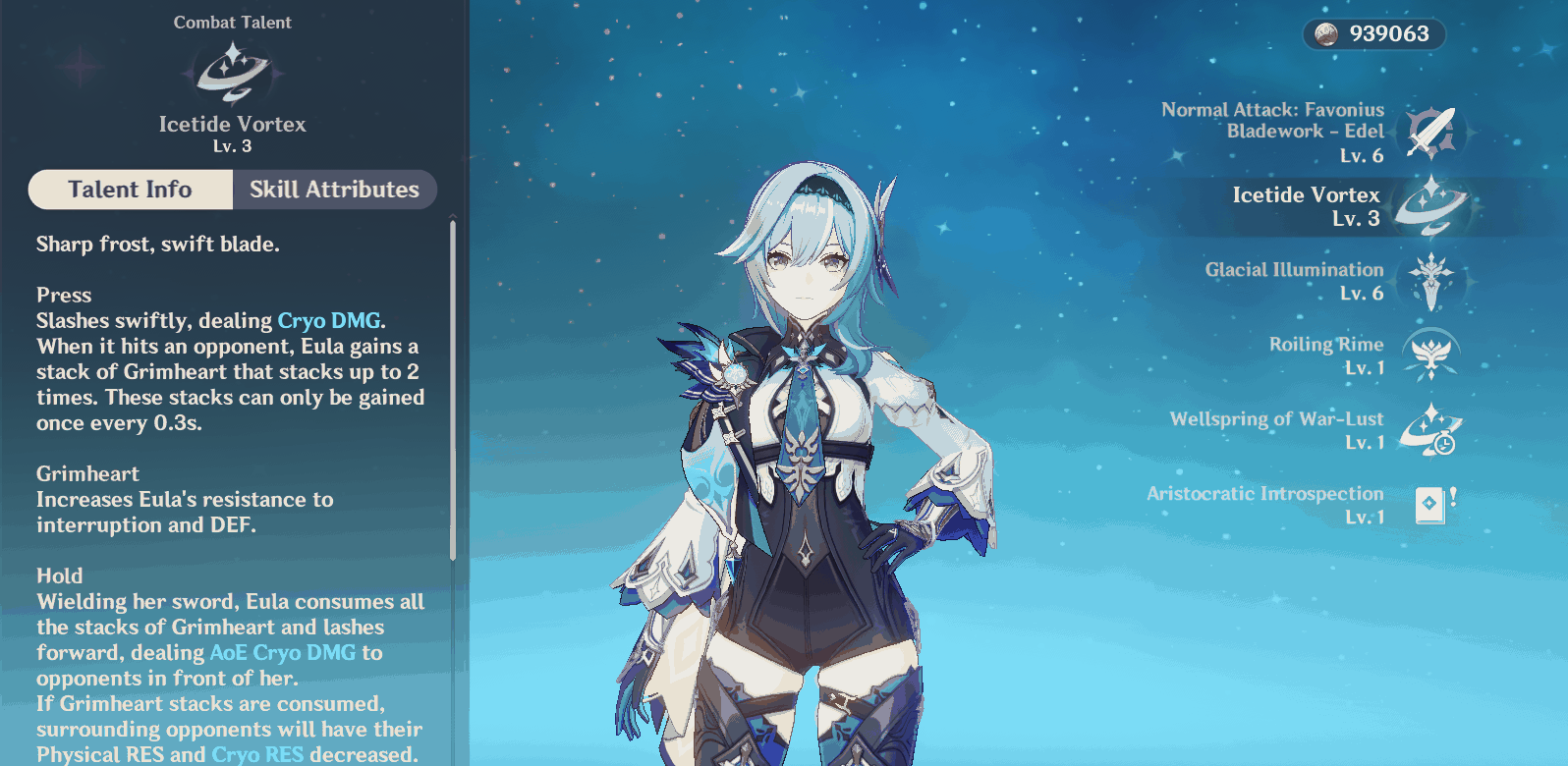 Top Builds For Eula In Genshin Impact