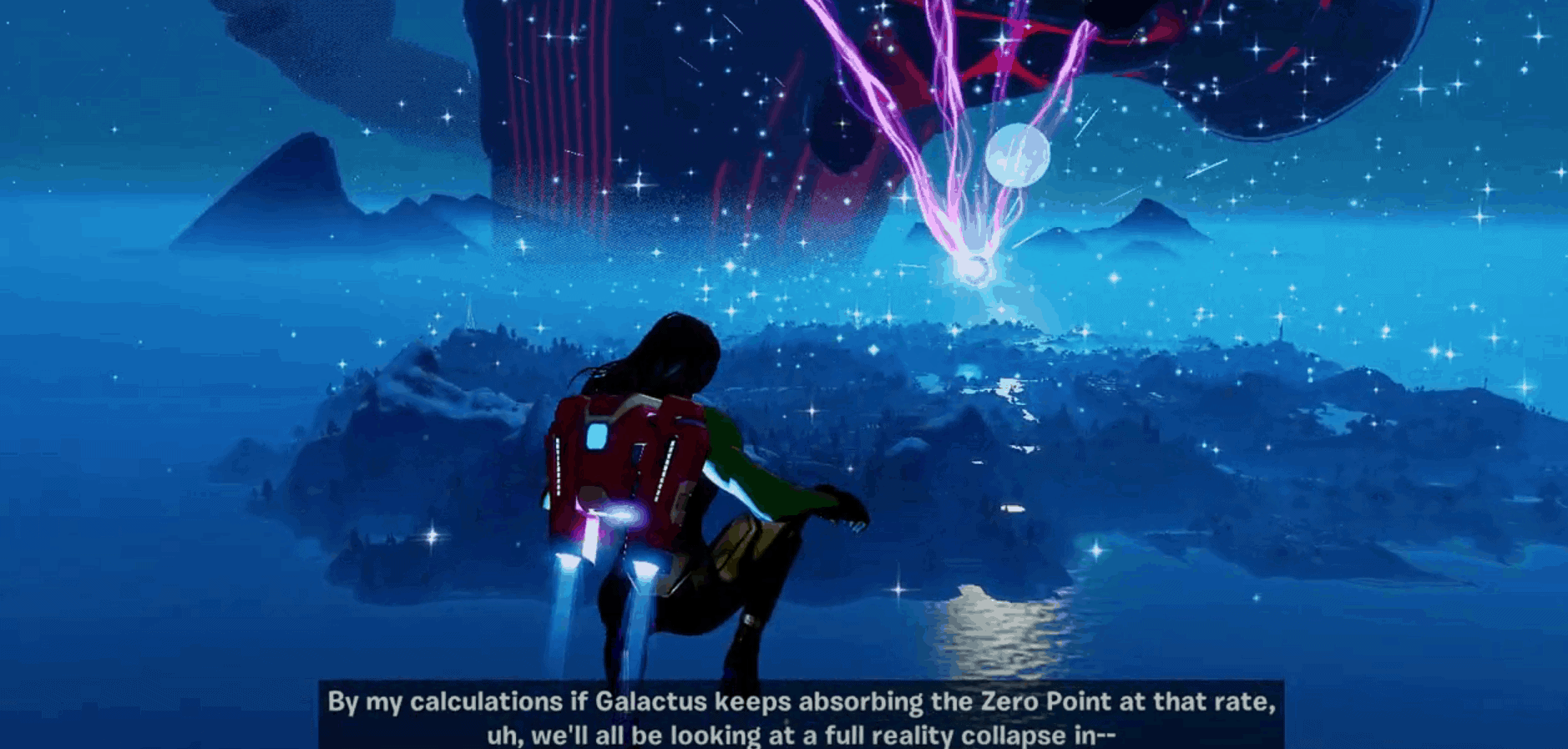 Fortnite Season 4 Ending Recap - Galactus Highlight Reel