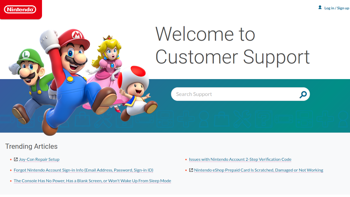 Nintendo Customer Support